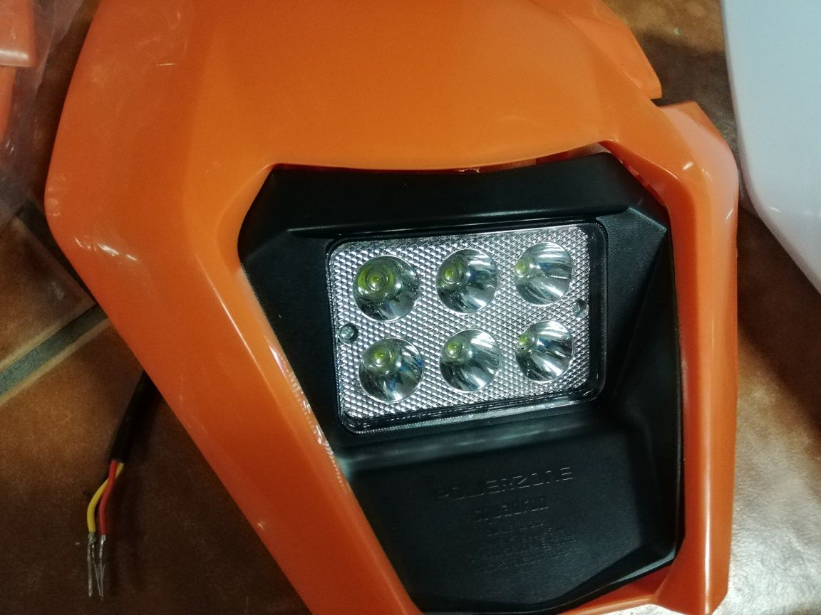 Faróis ópticas  ktm husqvarna led e normal