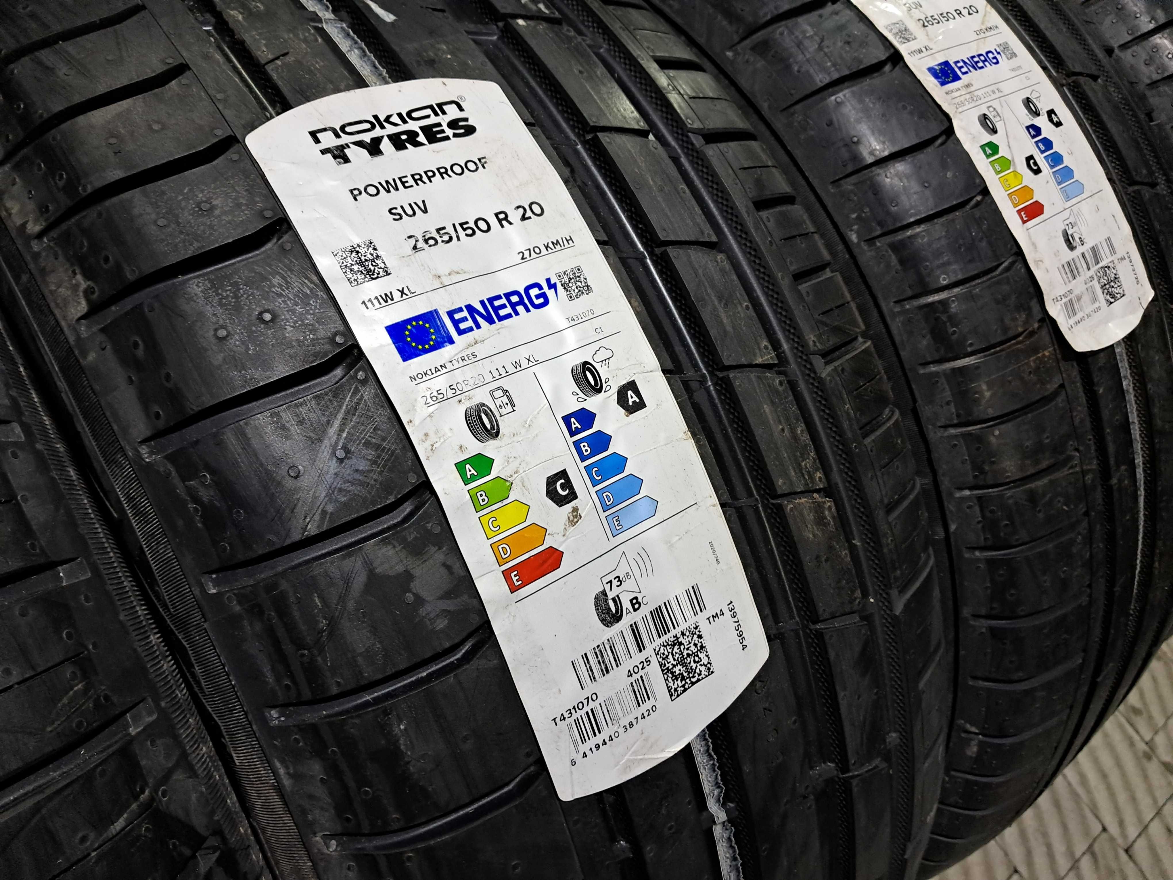 Резина літо НОВА Nokian 265/50 R20 Powerproof SUV 2022р. 111V XL