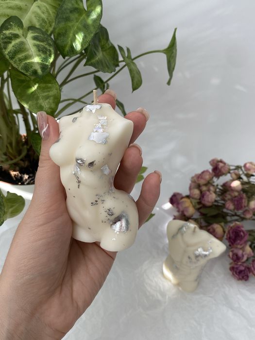 Подарунковий набір соєвих свічок Він+Вона