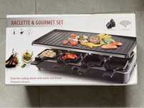 Raclette i gourmet grill elektryczny