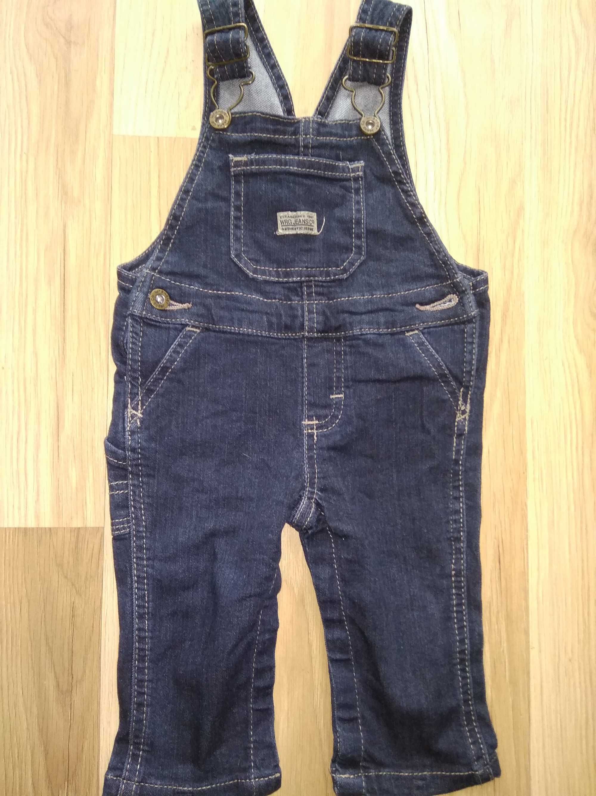 Komplet jeansowy Wrangler rozmiar 62/68