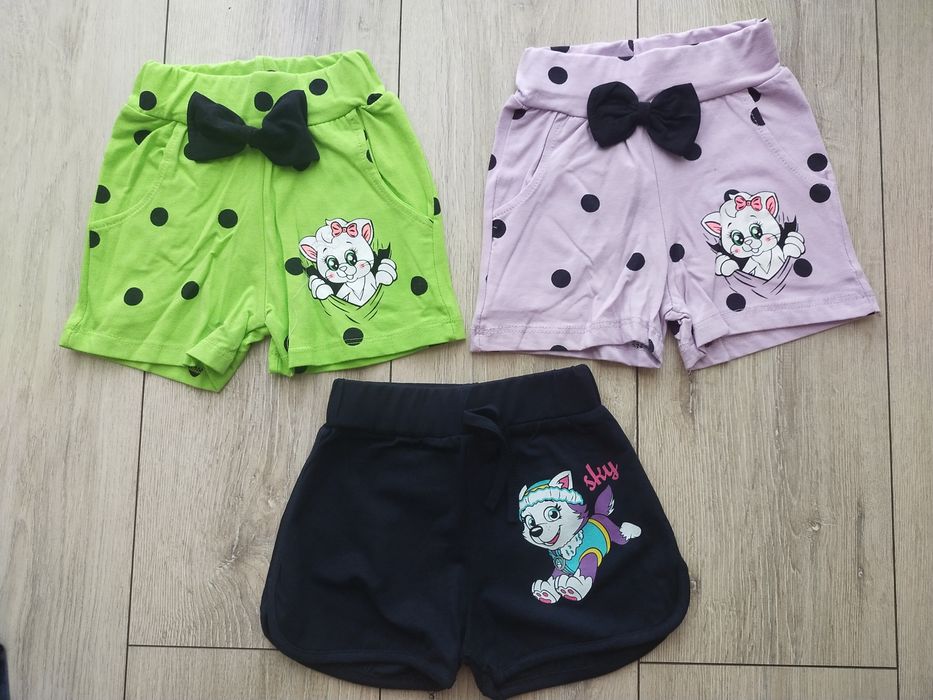 3 pak spodenek rozm 86 NOWE