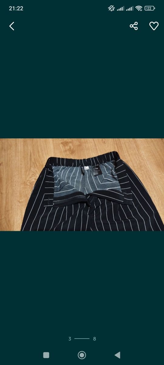 Spodnie damskie H&M 38 M galowe eleganckie