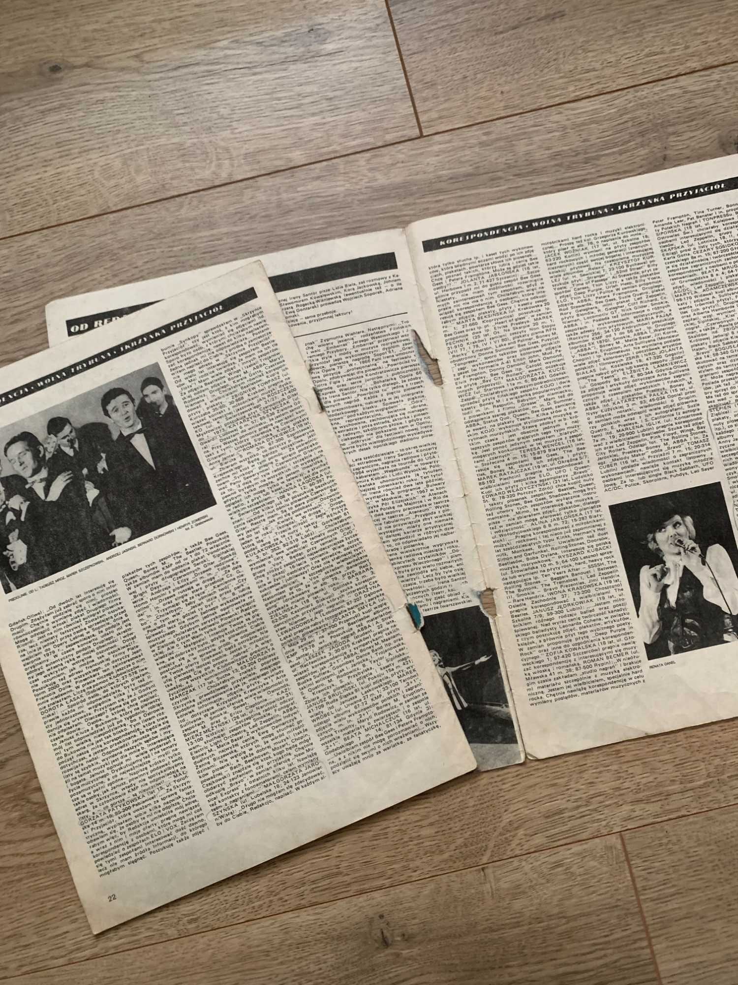 Czasopismo nr 80 Synkopa Klub Miłośników Piosenki 1981 UNIKAT