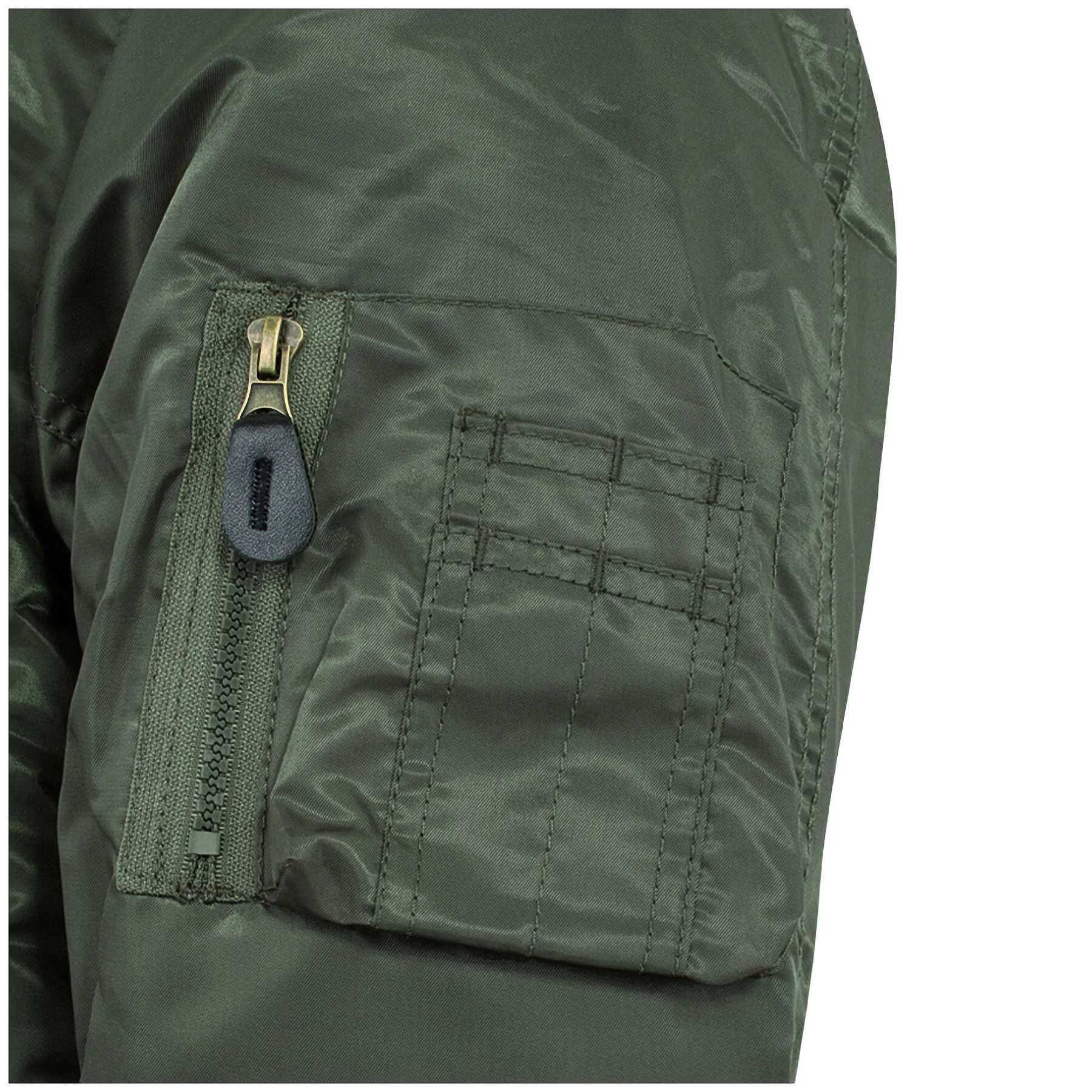 Куртка Бомбер льотна US FLIGHT JACKET MA1® STYLE Оливкова 10403001