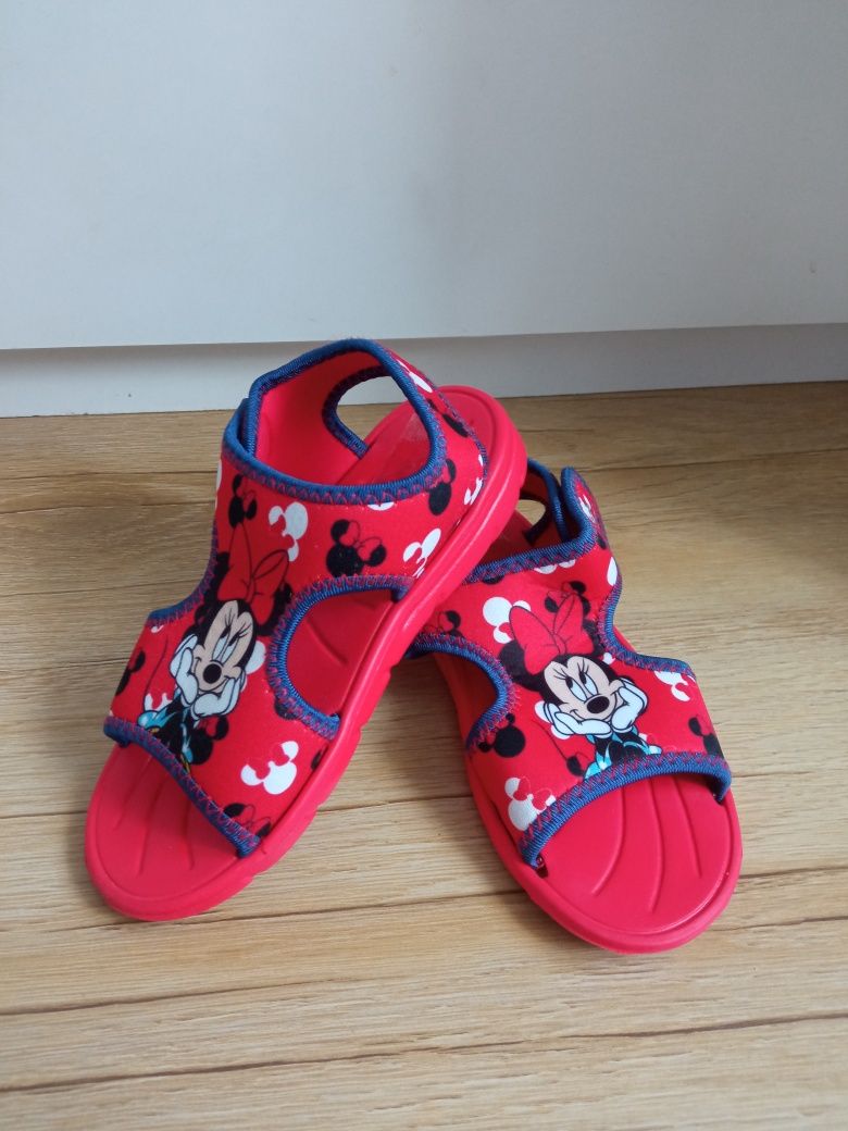 Sandały dziewczęce Myszka Minnie Disney Nowe