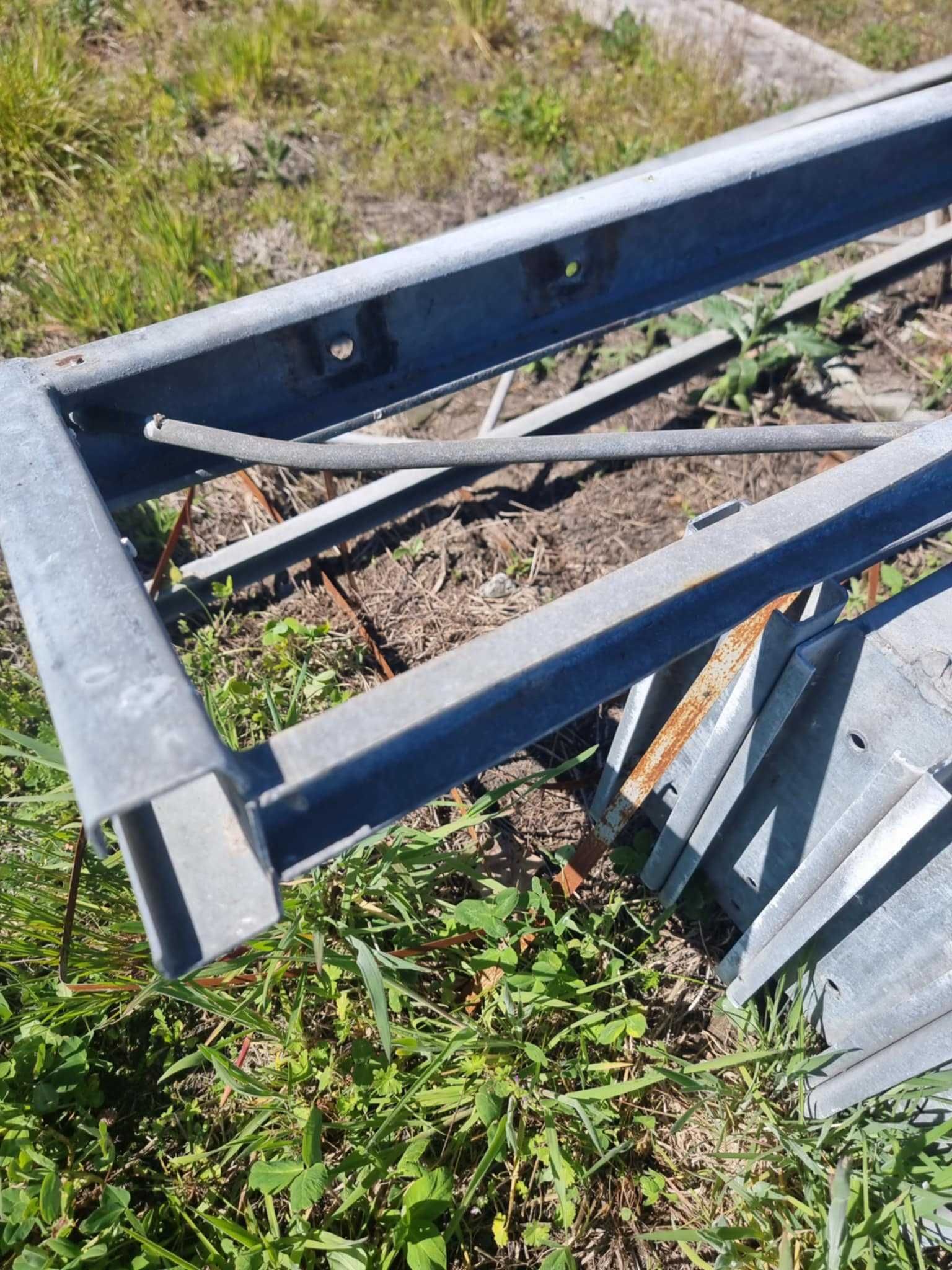 Wiązary wiata obora garaż kratownica pomost konstrukcja dachu ocynk