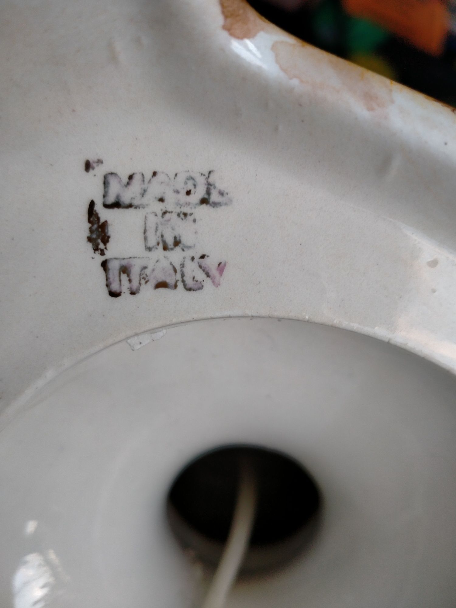 Ceramiczna lampa z abażurem