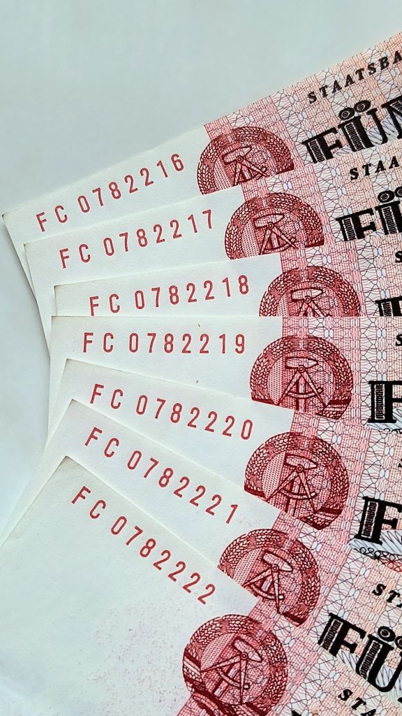 Super seria, banknoty DDR nominał 50 marek stan UNC