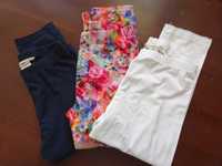 H&M legginsy 3 szt getry 134