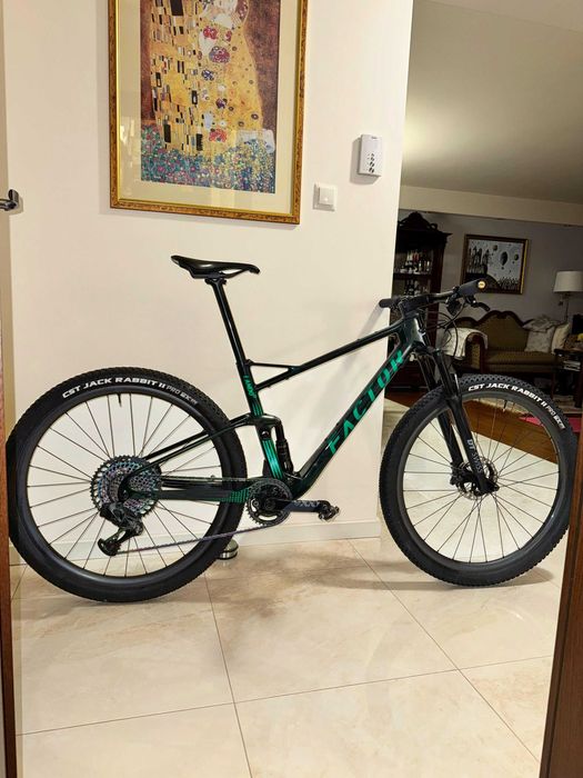 Rower MTB Factor Lando XC Crystal Green L AXS XX1 12s Quarq DT Swiss