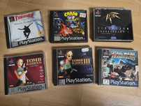 Zestaw 6 gier ps1 psx tomb raider crash