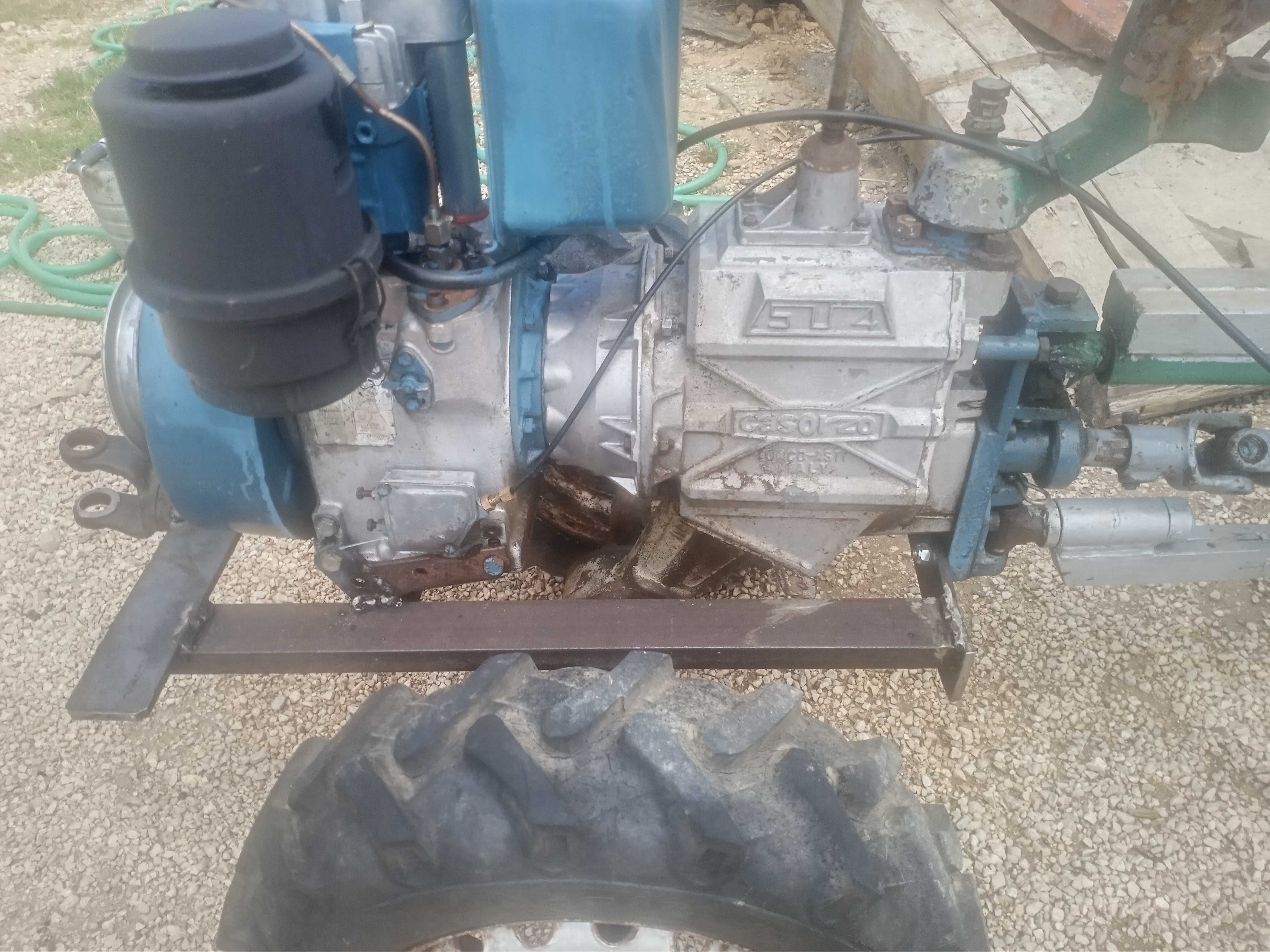 Motoenxada com reboque Casorzo SU4 14 cv modificado