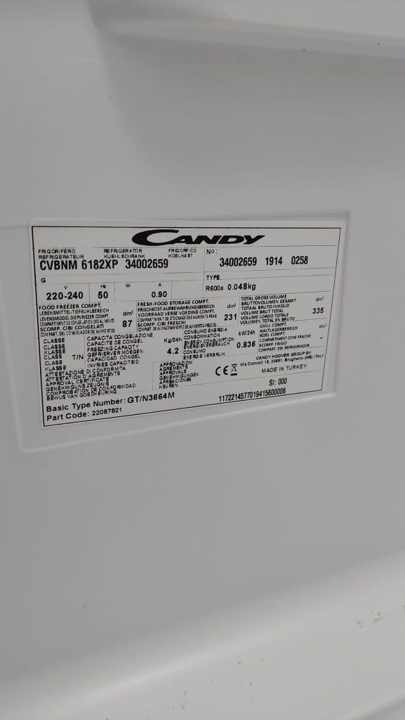 Frigorífico candy