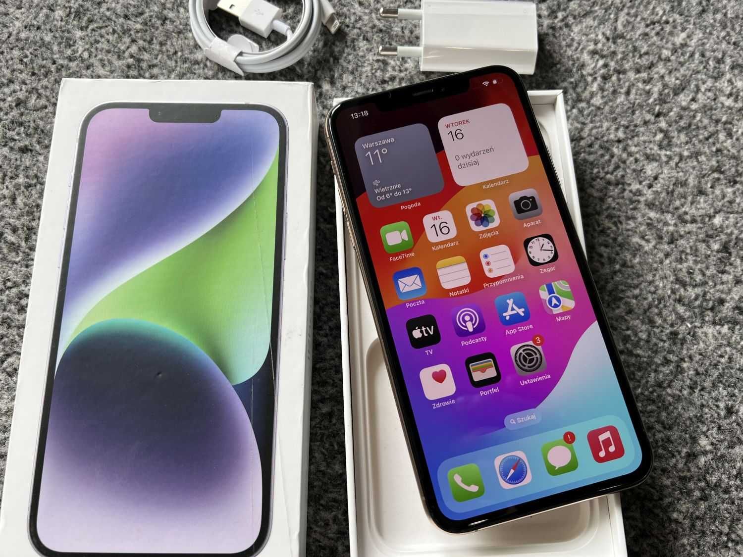 iPhone 11 Pro Max 256GB GOLD ZŁOTY Rose Bateria 100% Gwarancja