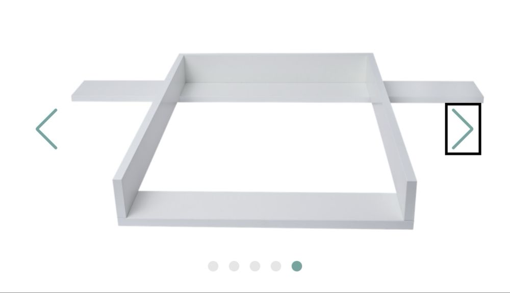 Nakladka przewijak na komode Hemnes ikea z blenda