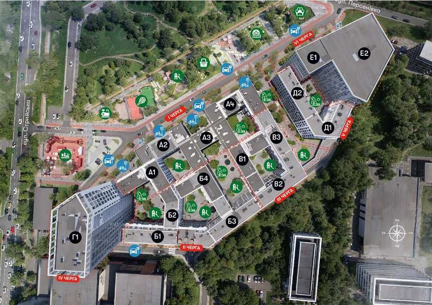 Продаж 1 кім квартира 42.17 м2 ЖК Big Ben вул. Стрийська РІЕЛ