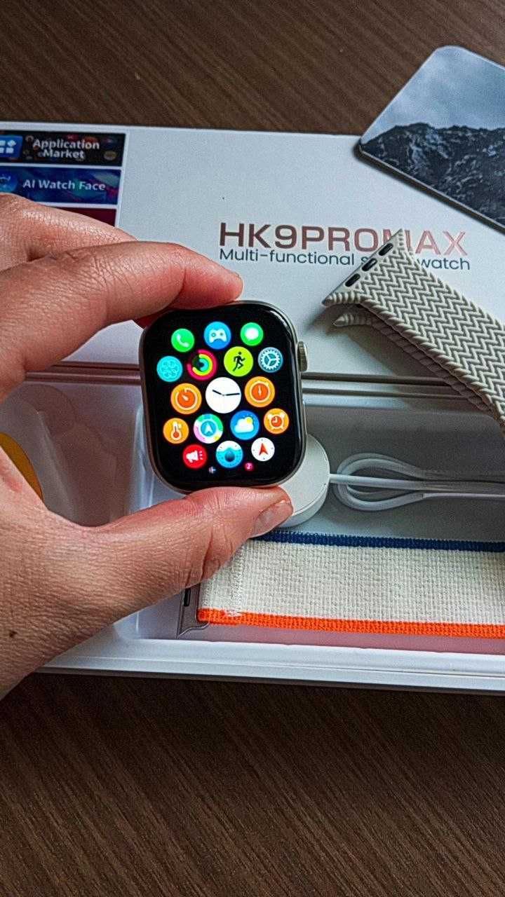 Smart Watch HK9 PRO MAX+ (Plus) AMOLED Gen 4 ХИТ 2024