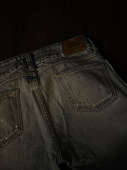 джинсы клёш низкая посадка