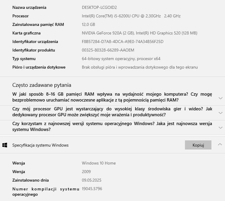 Komputer Lenovo all in one