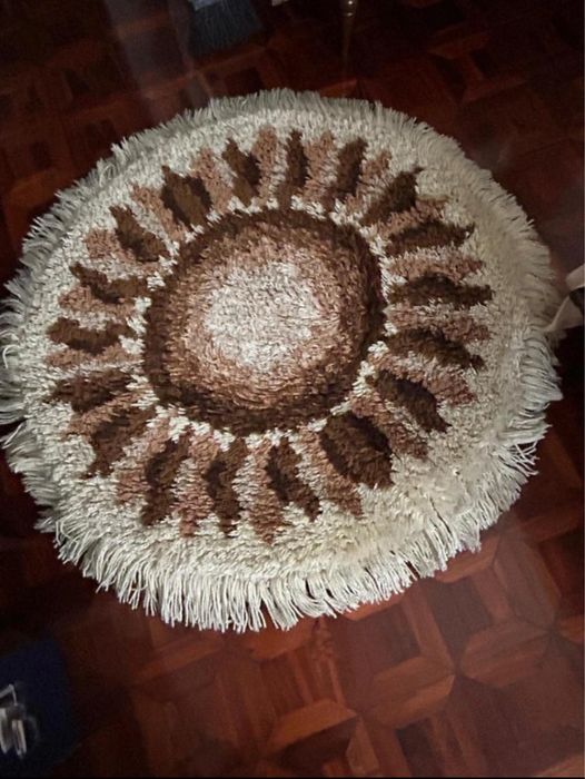 Tapete redondo de sala