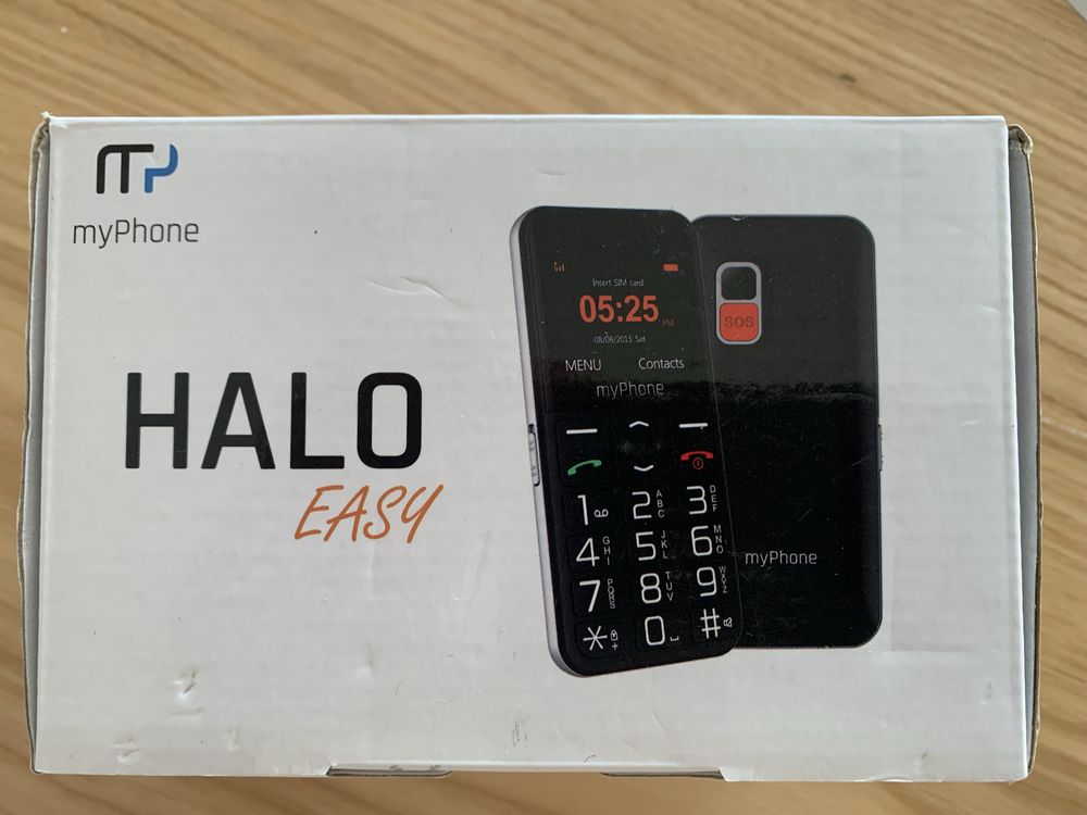 Telefon komórkowy dla seniora Halo Easy myPhone