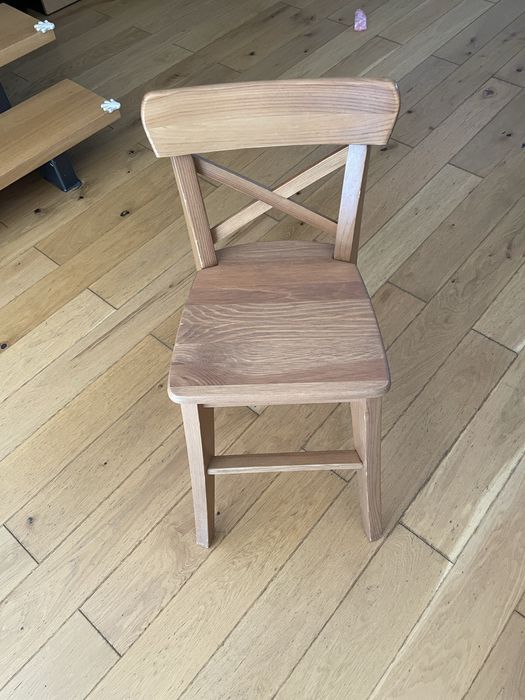 Krzeslo ikea ingolf dąb