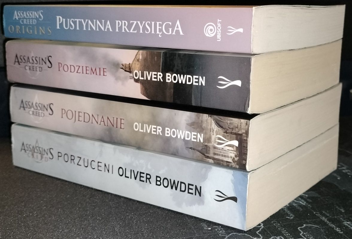 Oliver Bowden - zestaw 4 książek z serii Assassin's Creed