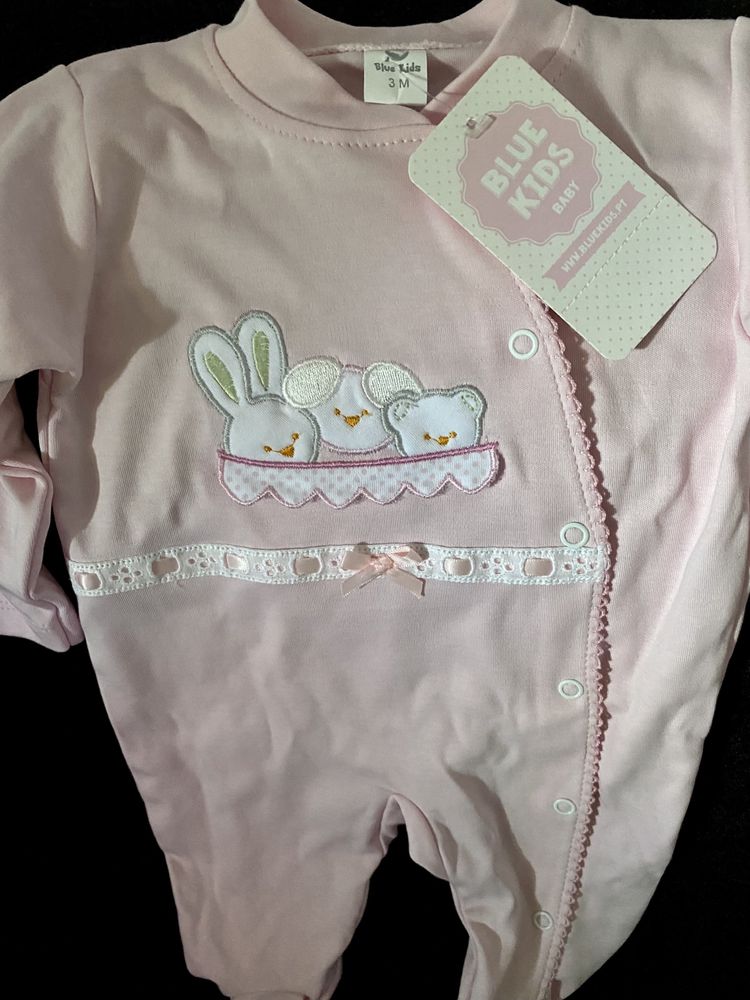 Babygrow rosa 3 meses