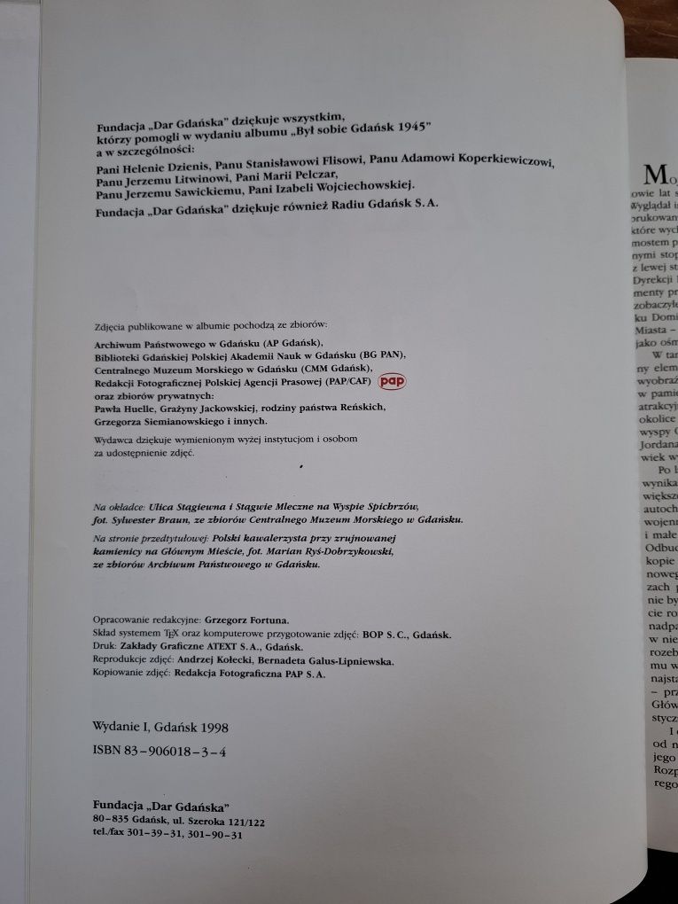 Był sobie Gdańsk 1945. Album, Donald Tusk