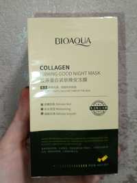 Нічна маска для обличчя з коллагеном Bioaqua Collagen