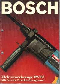 Katalog elektronarzędzi Bosch 1982-83 r