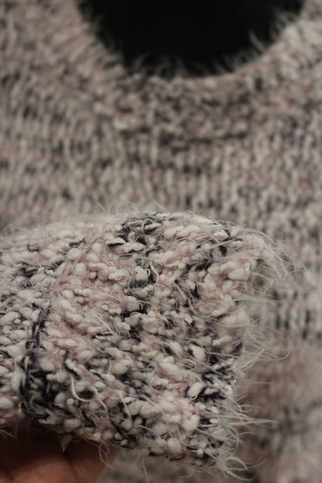 Sweter włochaty oversize