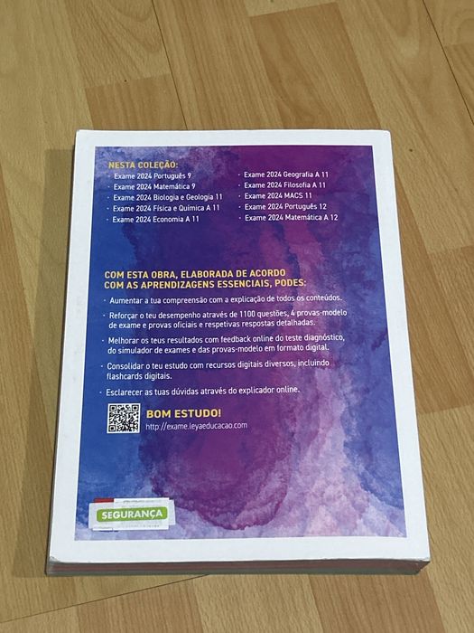 Livro de exame, Física e Química 11 ano, 2024