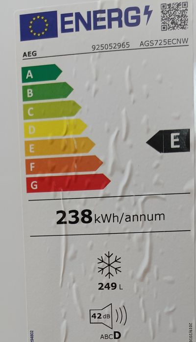 Zamrażarka AEG 7000 serii AGS725ECNW
