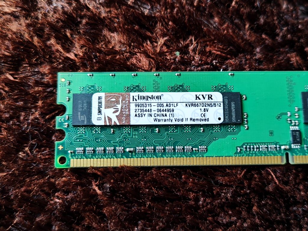 Memória RAM DDR e DDR2 512mb