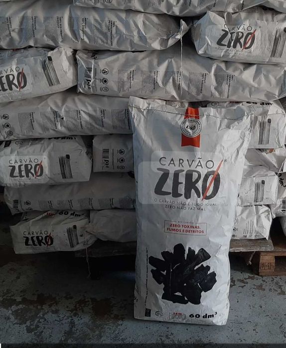 Carvão zero  sacos industriais