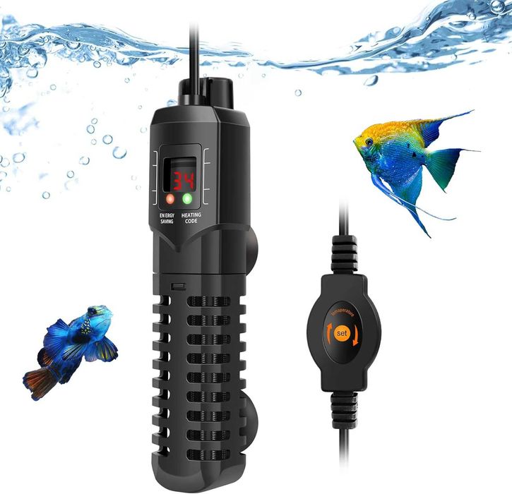 Inteligentna Grzałka do akwarium 260-450l GRZAŁKA Z TERMOSTATEM 500W