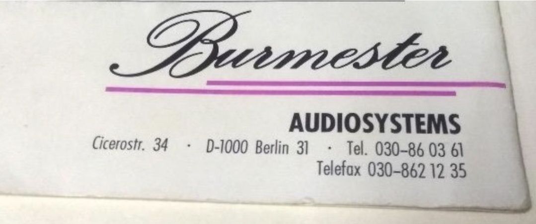 Przewód Audio. BURMESTER AUDIO SYSTEMS . Długość 19m.