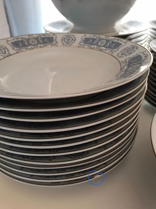 Serviço de Mesa - Porcelanas Spal - 58 peças
