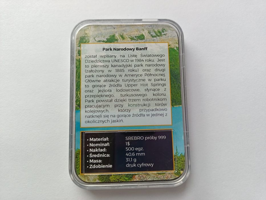 1 Dolar USA 2016 , Srebro stan 1