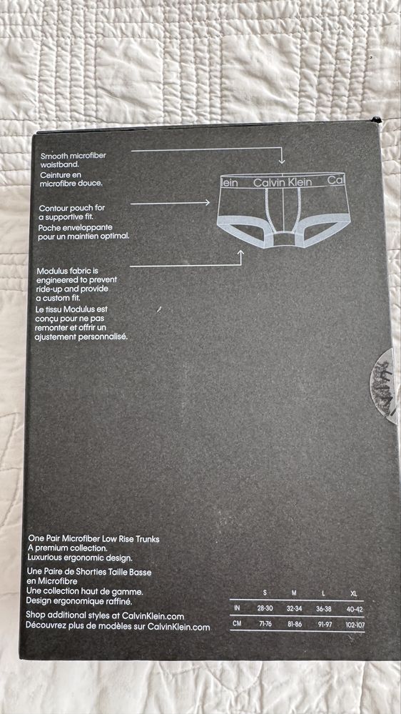 Calvin Klein bokserki roz XL 3 pary
