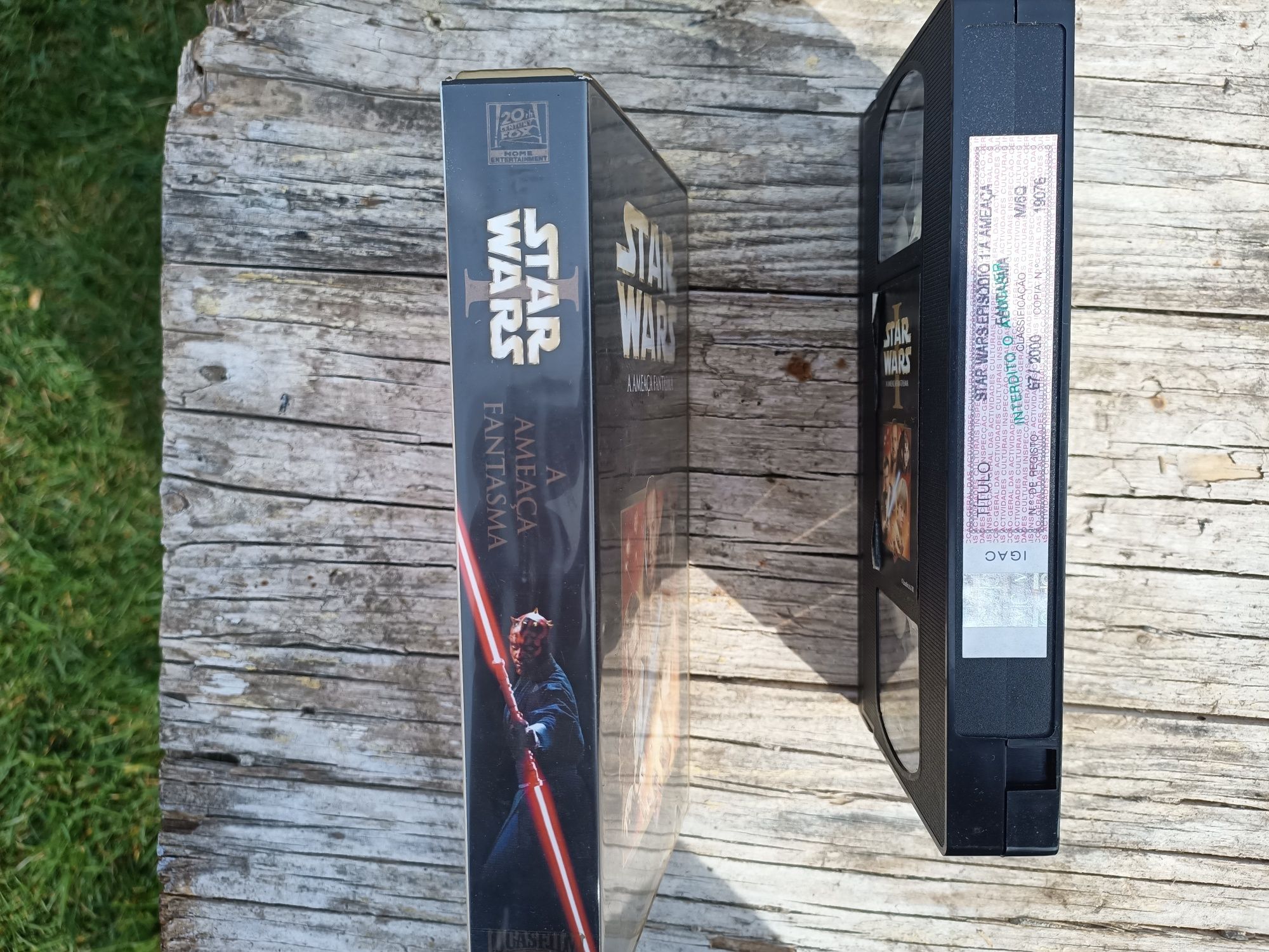 Star wars a ameaça fantasma I em vhs