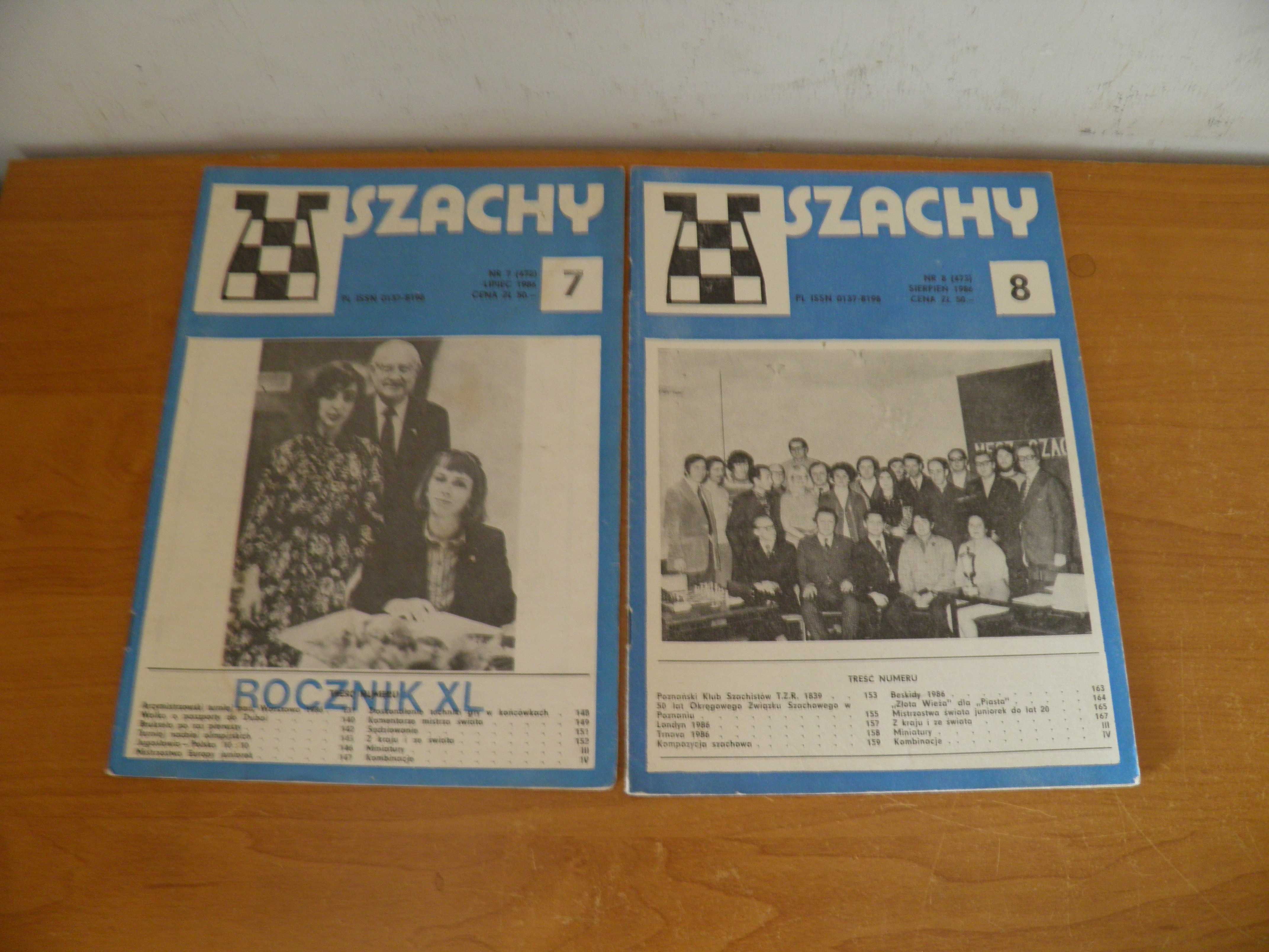 Szachy 1986 miesięcznik