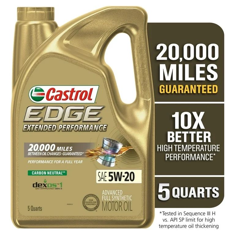 Машинне масло для бензинових двигунів  Castrol EDGE 5W-20