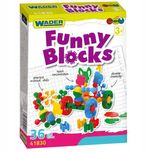 Klocki Wader 41830 Funny Blocks 36 el.