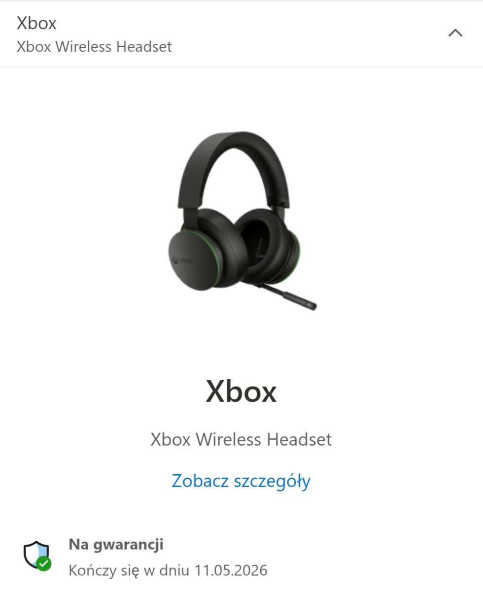GWARANCJA 11.05.2026r Microsoft Wireless Headset Xbox – Jak nowe!