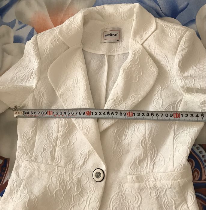 Піджак білий, кофта