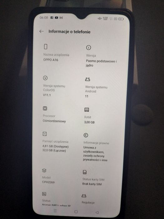 Telefon oppo A16