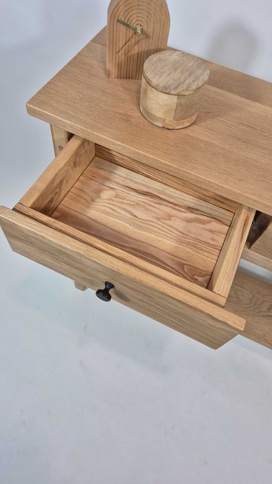 Konsola Dębowa lite drewno